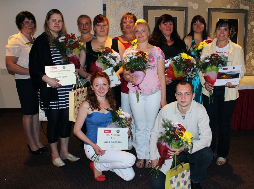 Rimi teenindajate võitluse Nobenäpp 2013 võitis Tartu Rebase Rimi teenindaja Kerttu Aaving