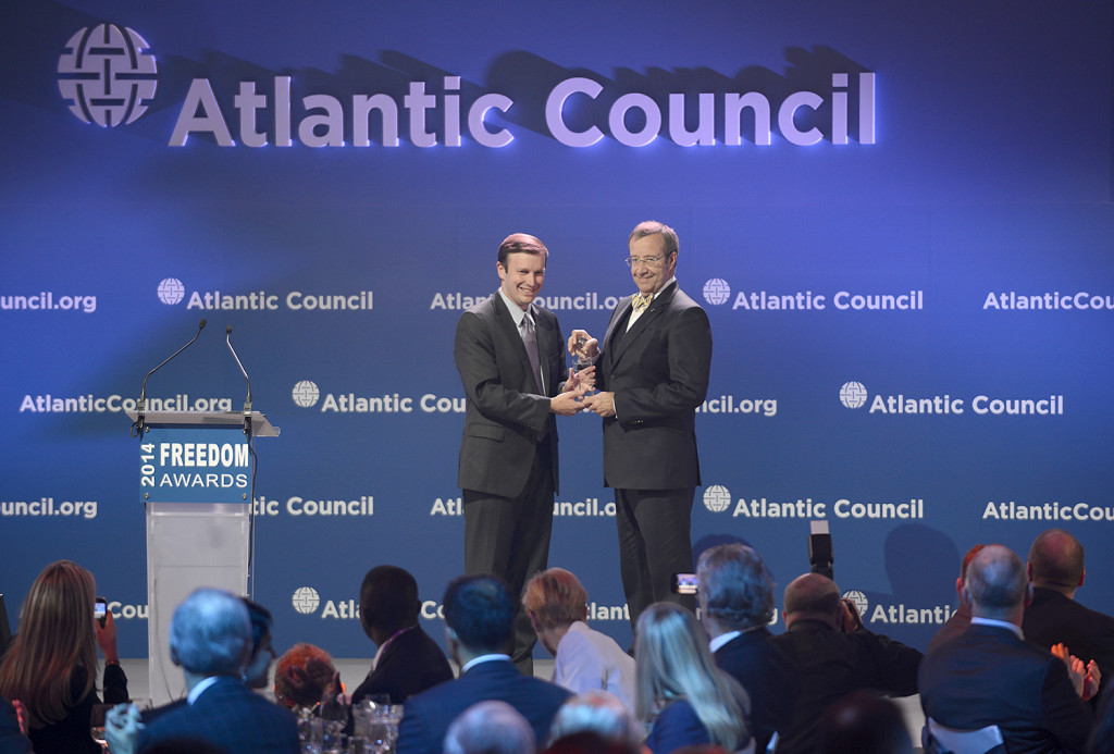 President Ilvesele omistati Atlandi Nõukogu Vabaduse auhind