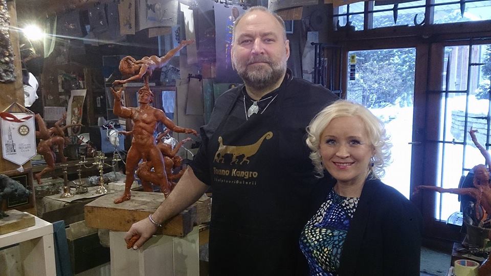VAATA SAATE KORDUST! Tallinna TV ja Kristiina Võsu jälgivad kunsti sündi skulptor Tauno Kangro ateljees
