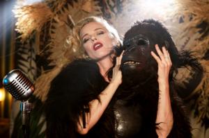 No. 143 Eva Herzigova holding gorilla's head Hot Voodoo - credit Ollie Upton